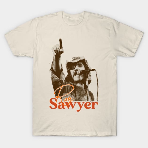 Ray Sawyer Dr Hook T-Shirt by darklordpug